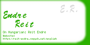 endre reit business card